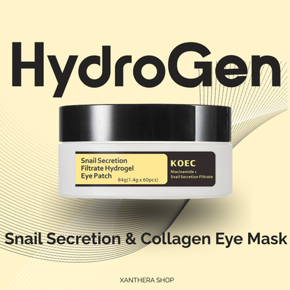 HydroGen™ Snail Secretion & Collagen Eye Mask